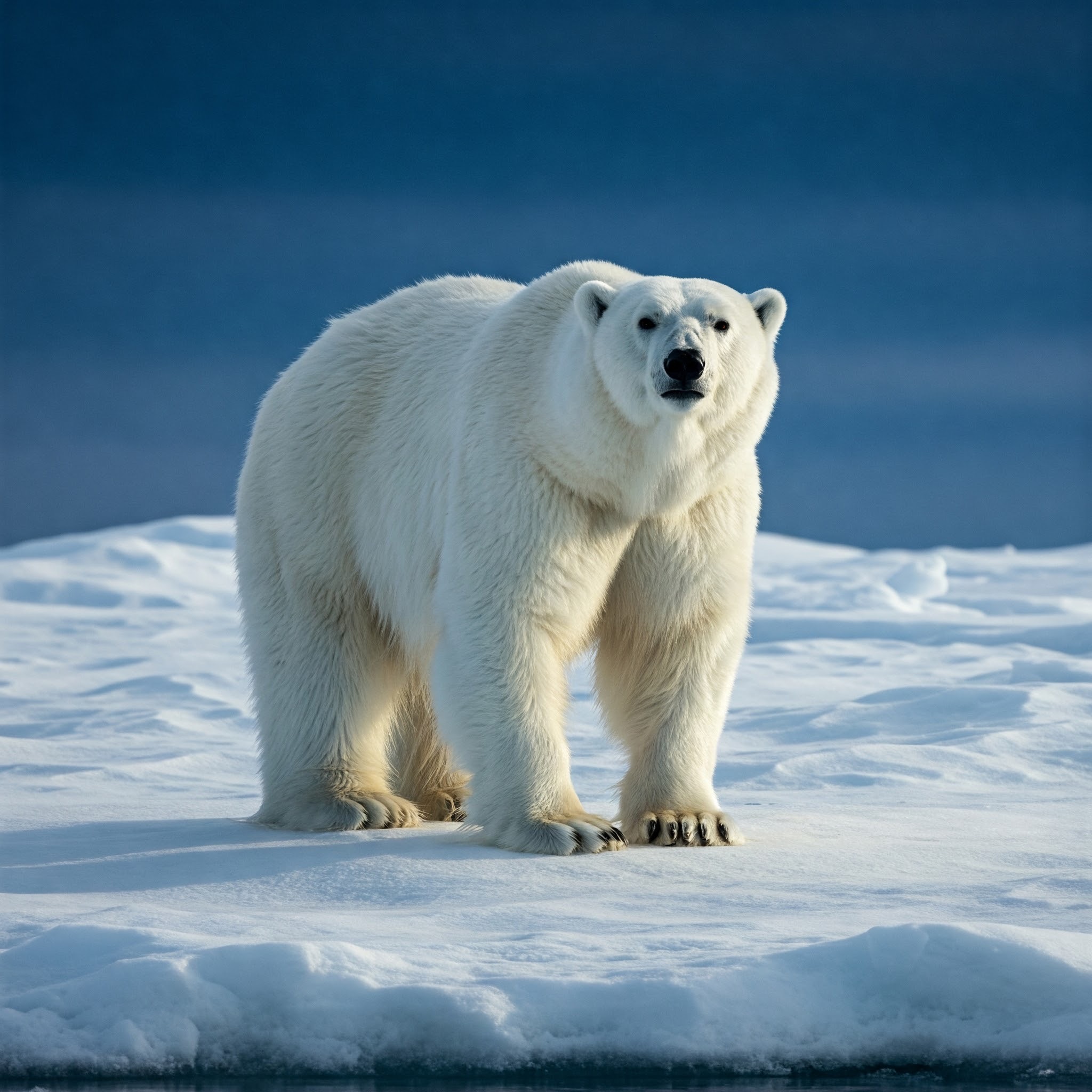 photo of Polar Bear on Arctic Ice